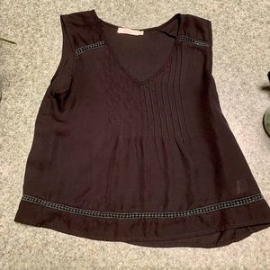 Black Elodie summer tank top, size Small
